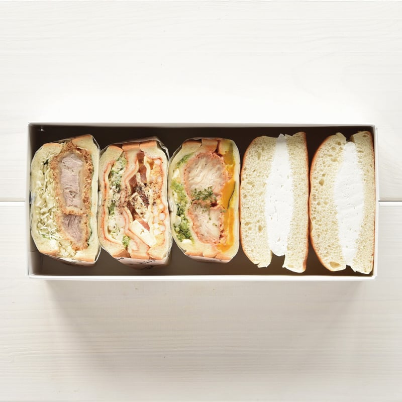 期間限定】惣菜サンドと牛乳パンセット（サンド3個・牛乳パンスモール2