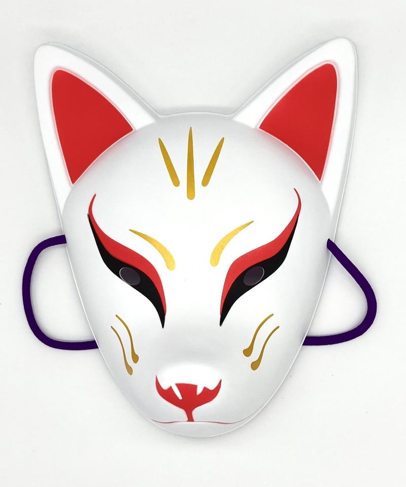 きつね面 天狐（白） | マキノ玉森堂