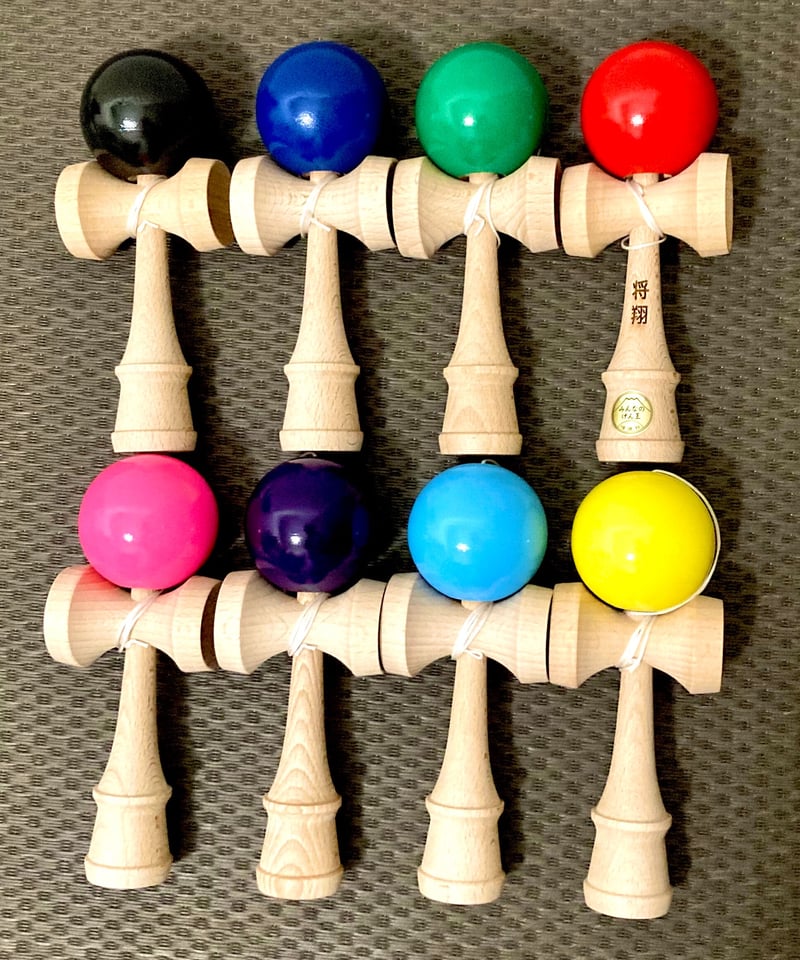 みんなのけん玉 富士(黒・青・緑・ピンク・紫・水色・黄） | マキノ玉森堂