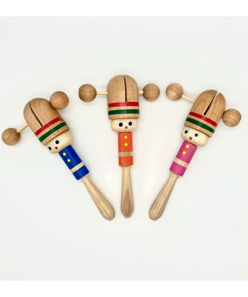 赤ちゃんの木製おもちゃ リンリンカチカチ | マキノ玉森堂