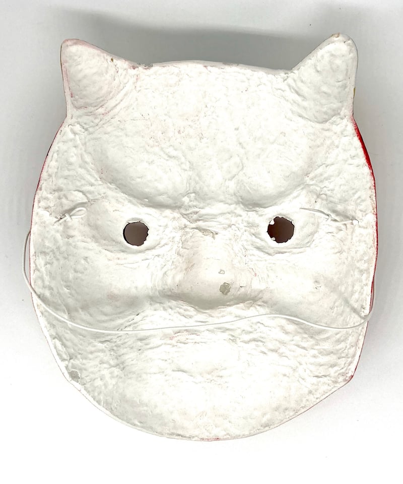 豆まきに！赤鬼面 和紙 手づくり | マキノ玉森堂