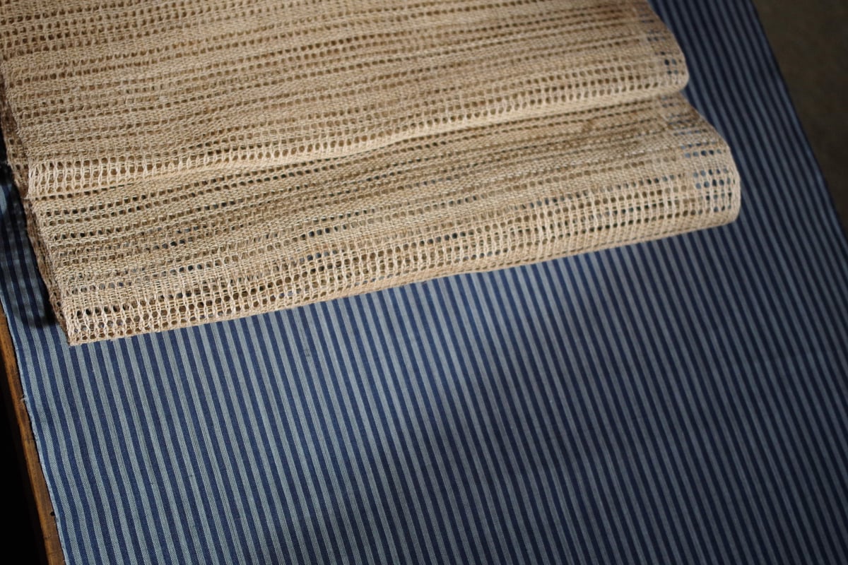 八寸帯 本麻絽織 | 野の草