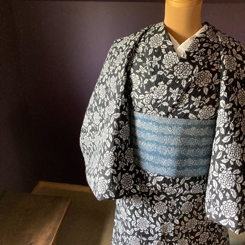 半幅帯★正絹★花織★紬★総柄 楽天市場】＼2点で3％OFFクーポン／細帯 半巾帯 紅型調 紬風 和