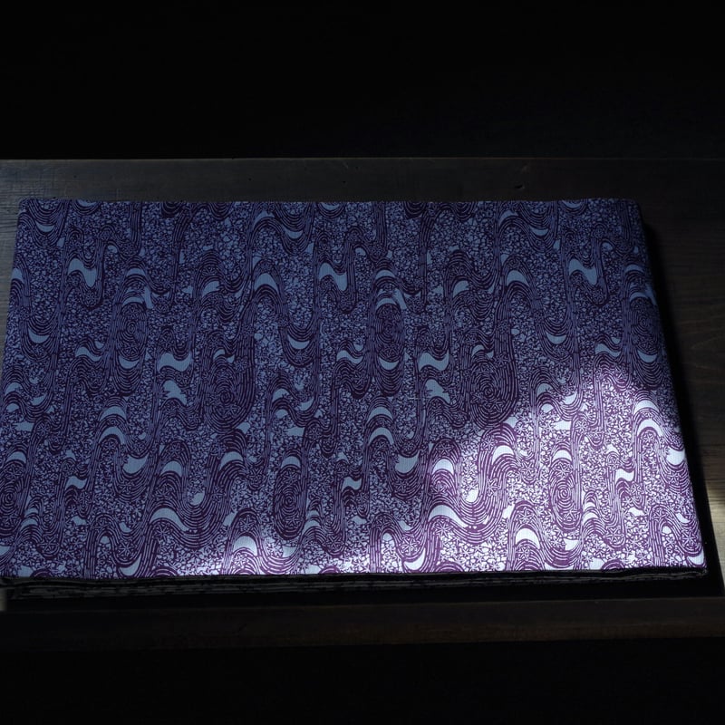 両面名古屋帯 竜田川模様駒絽x秋草模様綿紬 | 野の草