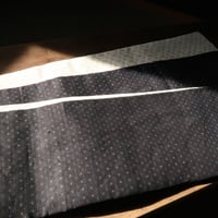 半幅帯　能登上布x夏十日町紬