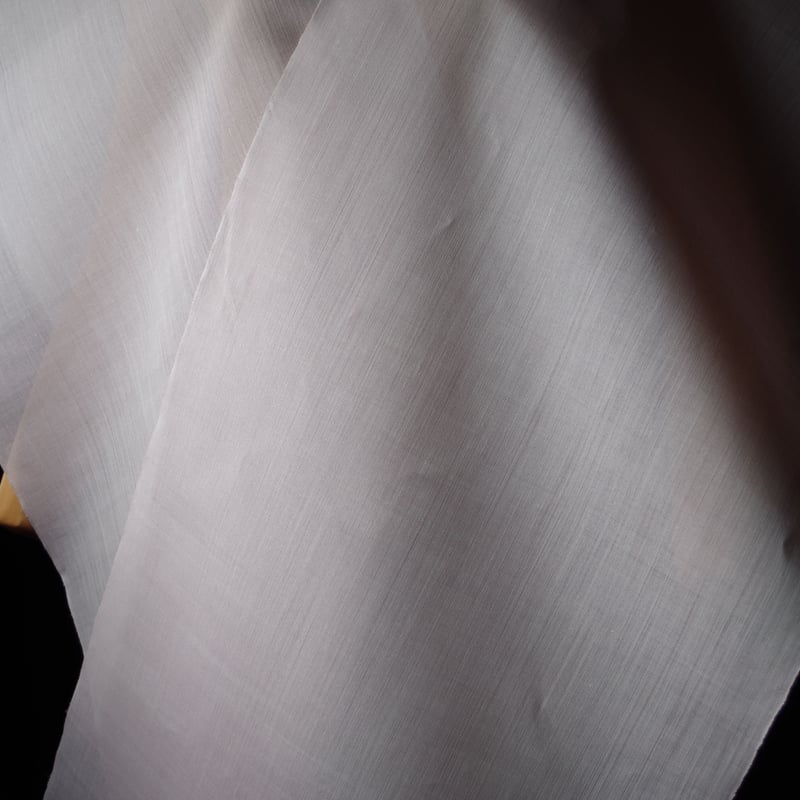 新品未使用★能登上布★本麻上布★反物 本麻手織 能登上布着尺(秘色・山崎麻織物工房) - 染と織たかはし