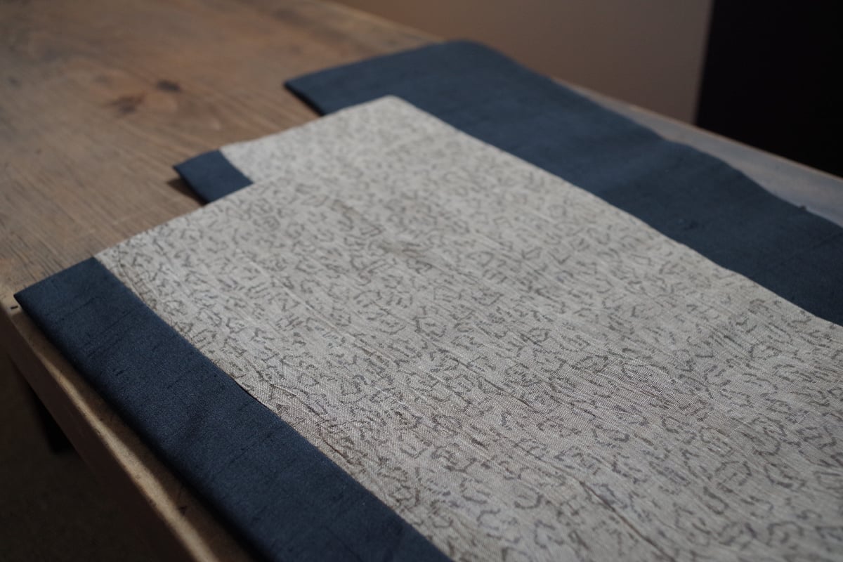 大*ん様 浴衣や着物に♡長尺　本麻和紙織　半巾帯　生成りグレー　夏の紬・小千谷ち 大*ん様 浴衣や着物に♡長尺 本麻和紙織 半巾