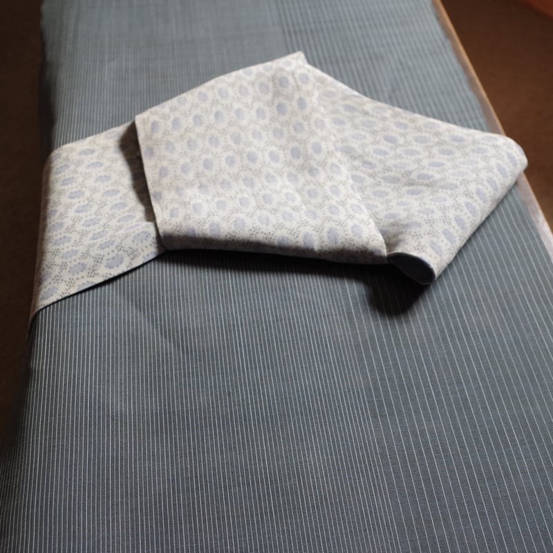 反物 能登上布 青鈍色光陰縞 | 野の草 反物 能登上布 青鈍色光陰縞 | 野の草