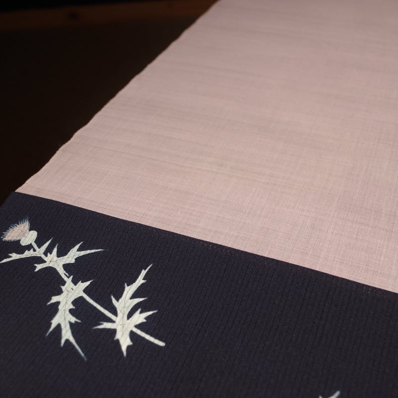 反物 能登上布 灰桜 | 野の草 反物 能登上布 灰桜 | 野の草