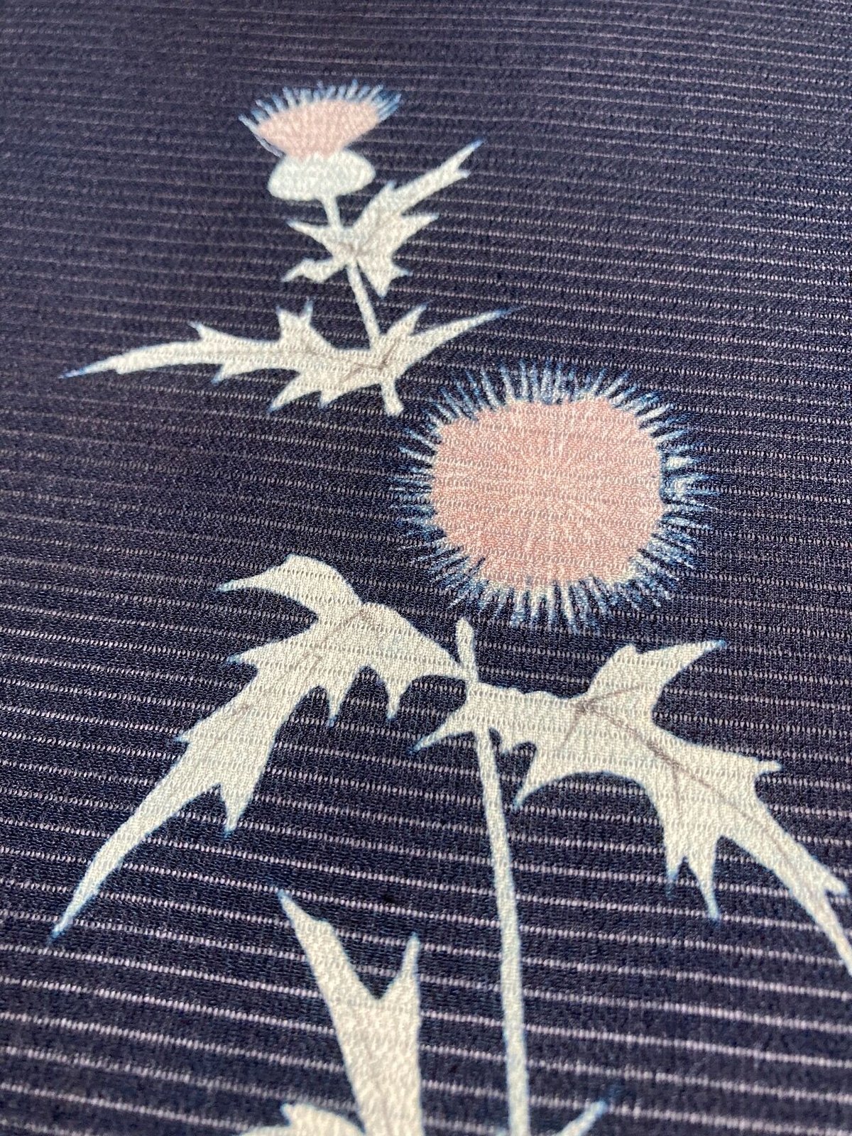 ［名古屋帯］　中古美品　青　花柄 O-420 楽天市場】≪20%OFF/スーパーSALE≫刺繍 名古屋帯 黒 スリー