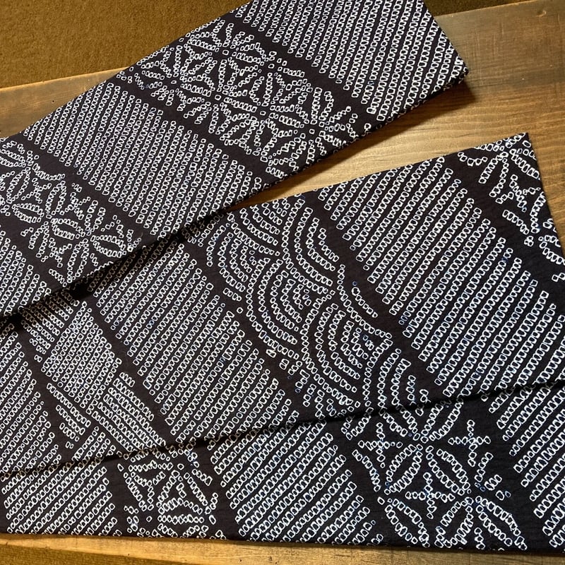 半幅帯 有松絞り鹿子 | 野の草