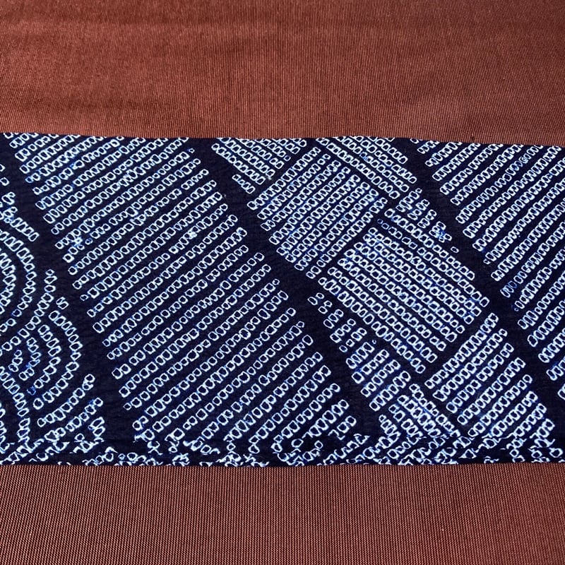 半幅帯 有松絞り鹿子 | 野の草