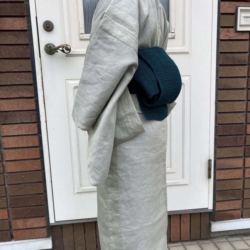八寸帯 本麻絽織 | 野の草