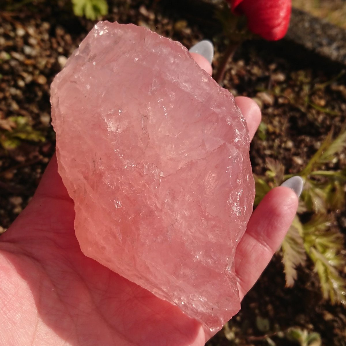 ディープローズクォーツ原石 | 鳳 Hanielsatomi