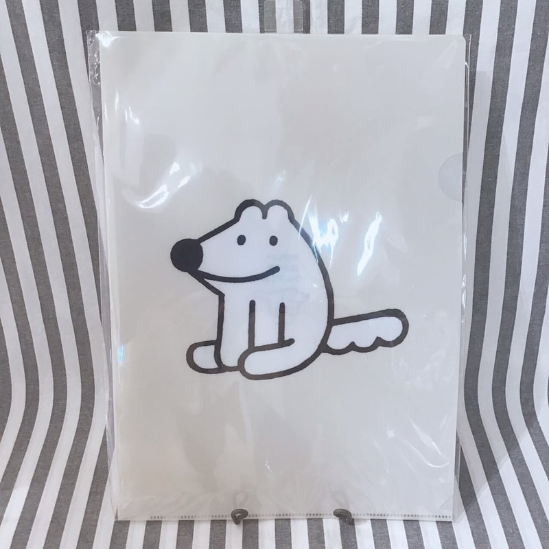 本間あきら（ウルフくん） A4クリアファイル ウルフくんアイボリー