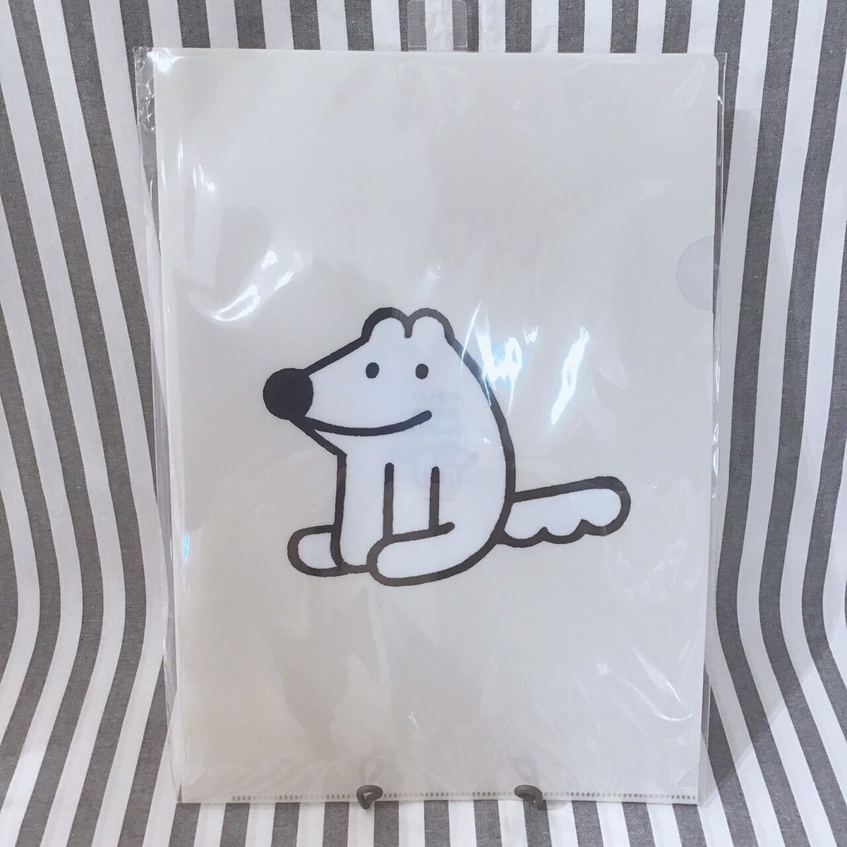 本間あきら（ウルフくん） A4クリアファイル ウルフくんアイボリー