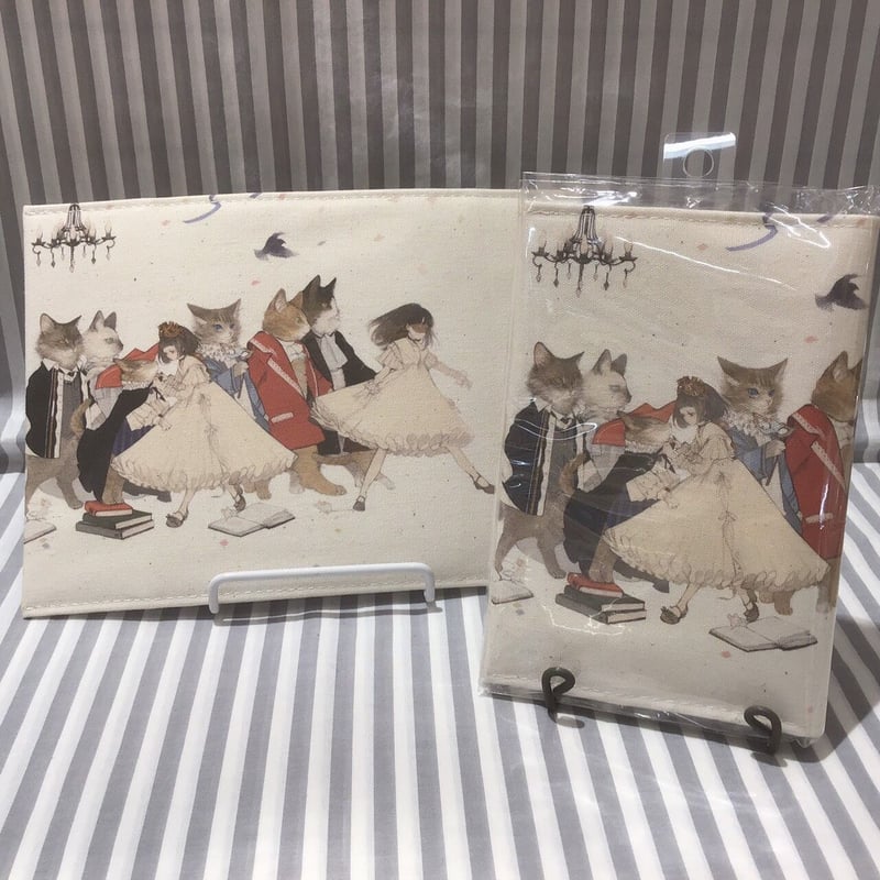 aoneko②ブックカバー ブックカバー byねこ助 02 | FEWMANY shinjuku STORE