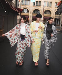 麻調シャークスキン(SET UP KIMONO)