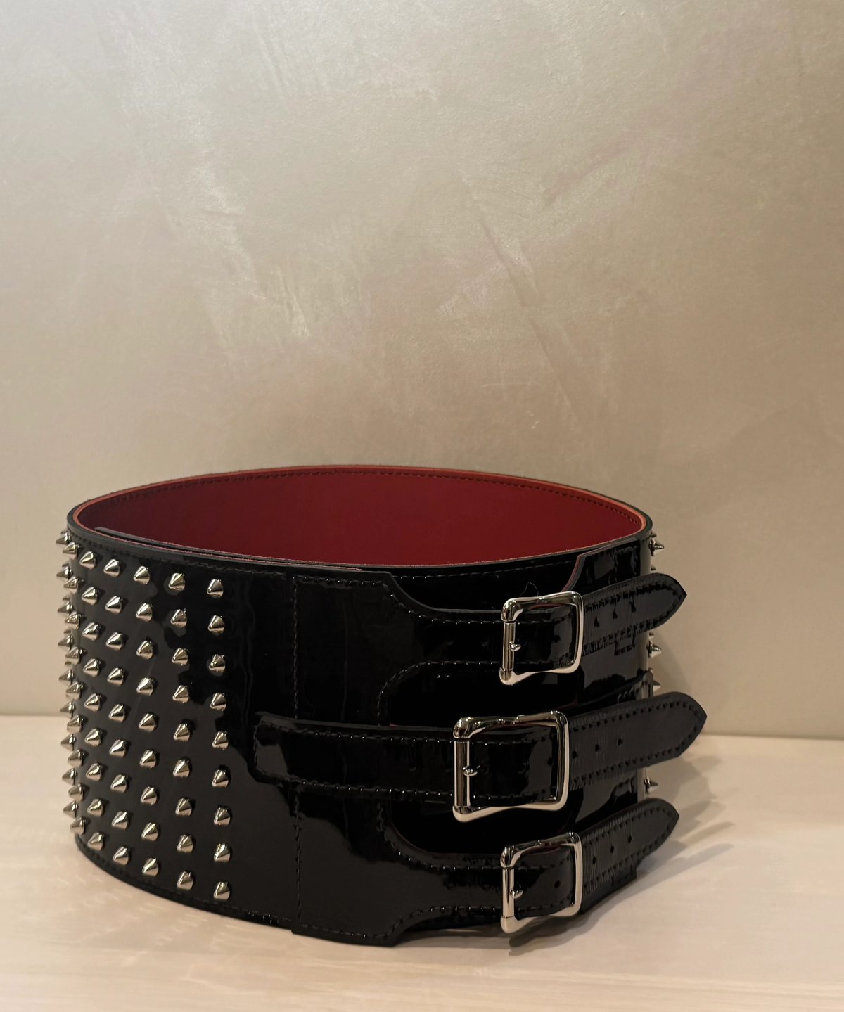 姫路レザー エナメルスタッズ 帯ベルト(半巾) | 音遊 onyou market