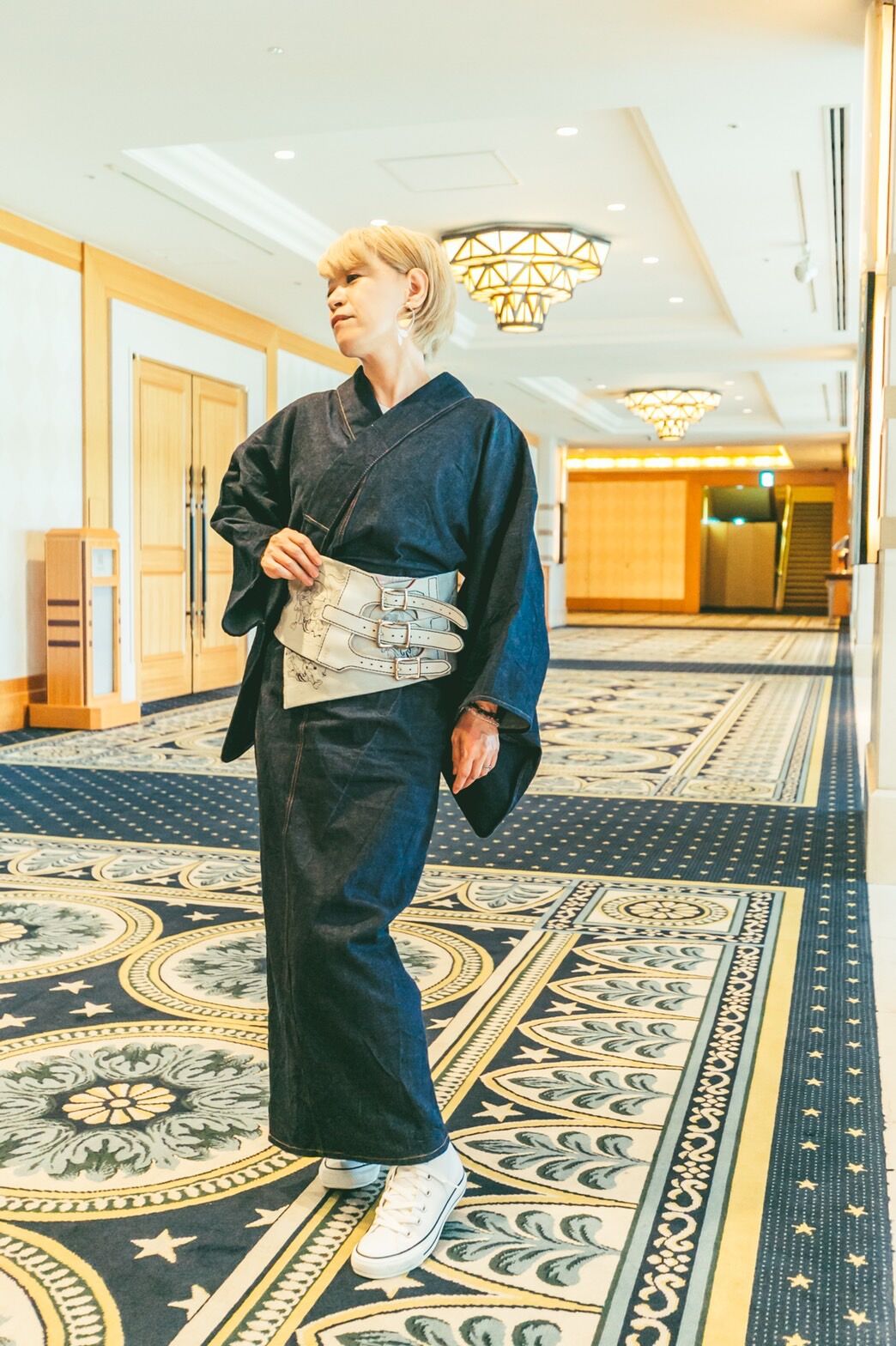 Kanae Lu〉対丈 デニム着物 | 音遊 onyou market