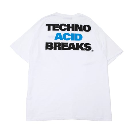 【TONGPOO CLOTHING】TECHNO ACID BREAKS S/S TEE - WHITE（TNP-08TE-WH）