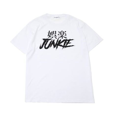 【Tongpoo】GORAKU JUNKIE S/S TEE  - WHITE（TNP-12TE-WH）