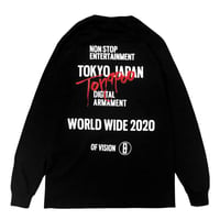 【Tongpoo】TOKYO L/S TEE-BLACK（TPLS-003-BK）