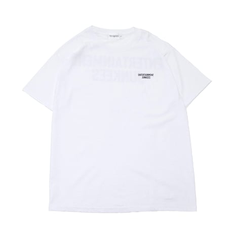 【Tongpoo】ENTERTAINMENT JUNKEES S/S TEE  - WHITE（TNP-10TE-WH）