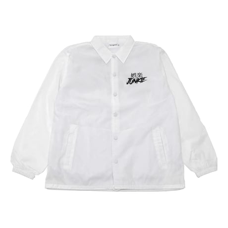 【Tongpoo】GORAKU JUNKIE COACH JACKET  - WHITE（TNP-13JK-WH）