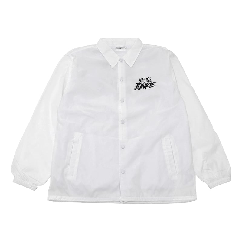 TSY ORIGINAL COACH JACKET 白 TSY ORIGINAL COACH JACKET // WHITE | tattoostud