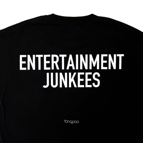 【Tongpoo】ENTERTAINMENT JUNKEES S/S TEE  - BLACK（TNP-10TE-BK）