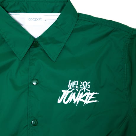 【Tongpoo】GORAKU JUNKIE COACH JACKET  - GREEN（TNP-13JK-GN）
