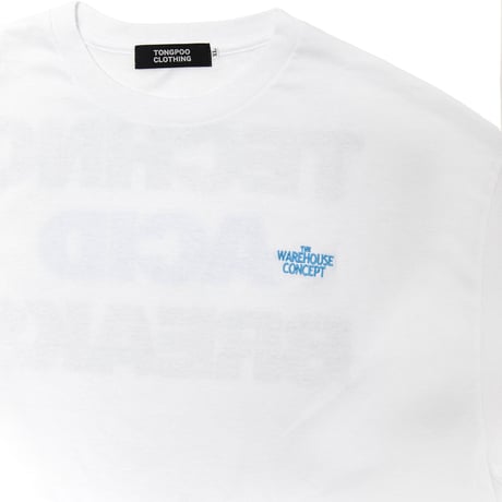 【TONGPOO CLOTHING】TECHNO ACID BREAKS S/S TEE - WHITE（TNP-08TE-WH）