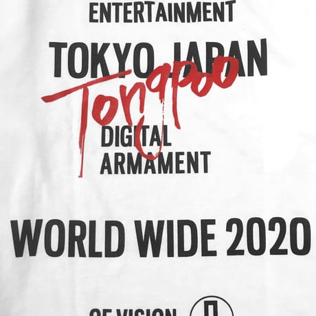 【Tongpoo】TOKYO L/S TEE-WHITE（TPLS-003-WH）