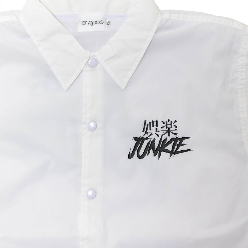 Tongpoo】GORAKU JUNKIE COACH JACKET - WHITE（TN
