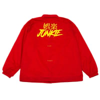 【Tongpoo】GORAKU JUNKIE COACH JACKET  - RED（TNP-13JK-RD）