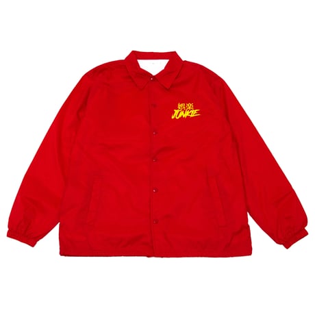 【Tongpoo】GORAKU JUNKIE COACH JACKET  - RED（TNP-13JK-RD）