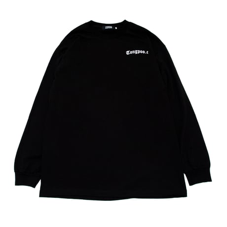 【TONGPOO CLOTHING】DONT WORRY L/S TEE  - BLACK（TNP-14LT-BK）