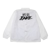 【Tongpoo】GORAKU JUNKIE COACH JACKET  - WHITE（TNP-13JK-WH）