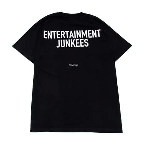 【Tongpoo】ENTERTAINMENT JUNKEES S/S TEE  - BLACK（TNP-10TE-BK）