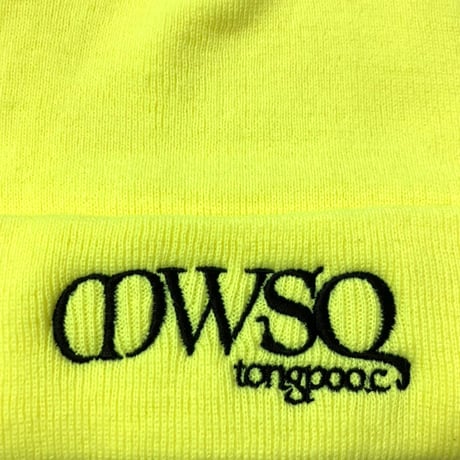 【TONGPOO CLOTHING】MWSQ KNIT HAT - NEON YELLOW