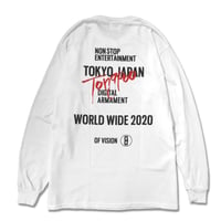 【Tongpoo】TOKYO L/S TEE-WHITE（TPLS-003-WH）