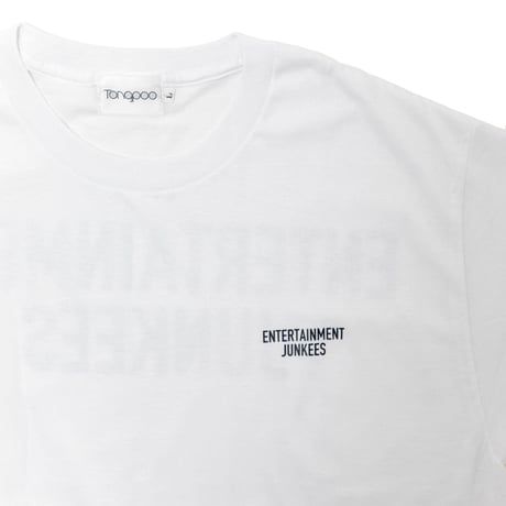 【Tongpoo】ENTERTAINMENT JUNKEES S/S TEE  - WHITE（TNP-10TE-WH）
