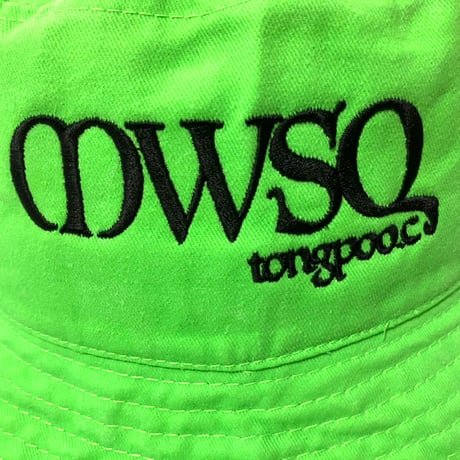 【TONGPOO CLOTHING】MWSQ BUCKET HAT - NEON GREEN