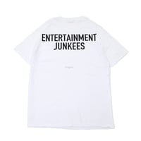 【Tongpoo】ENTERTAINMENT JUNKEES S/S TEE  - WHITE（TNP-10TE-WH）