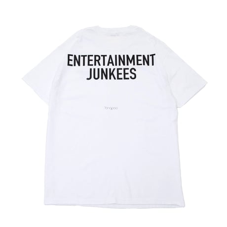 【Tongpoo】ENTERTAINMENT JUNKEES S/S TEE  - WHITE（TNP-10TE-WH）