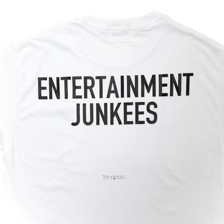 【Tongpoo】ENTERTAINMENT JUNKEES S/S TEE  - WHITE（TNP-10TE-WH）