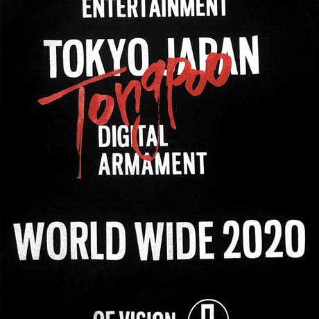 【Tongpoo】TOKYO L/S TEE-BLACK（TPLS-003-BK）