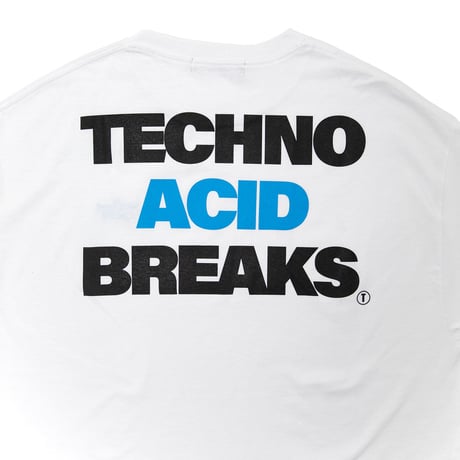 【TONGPOO CLOTHING】TECHNO ACID BREAKS S/S TEE - WHITE（TNP-08TE-WH）
