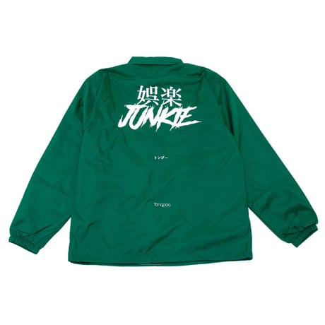 【Tongpoo】GORAKU JUNKIE COACH JACKET  - GREEN（TNP-13JK-GN）